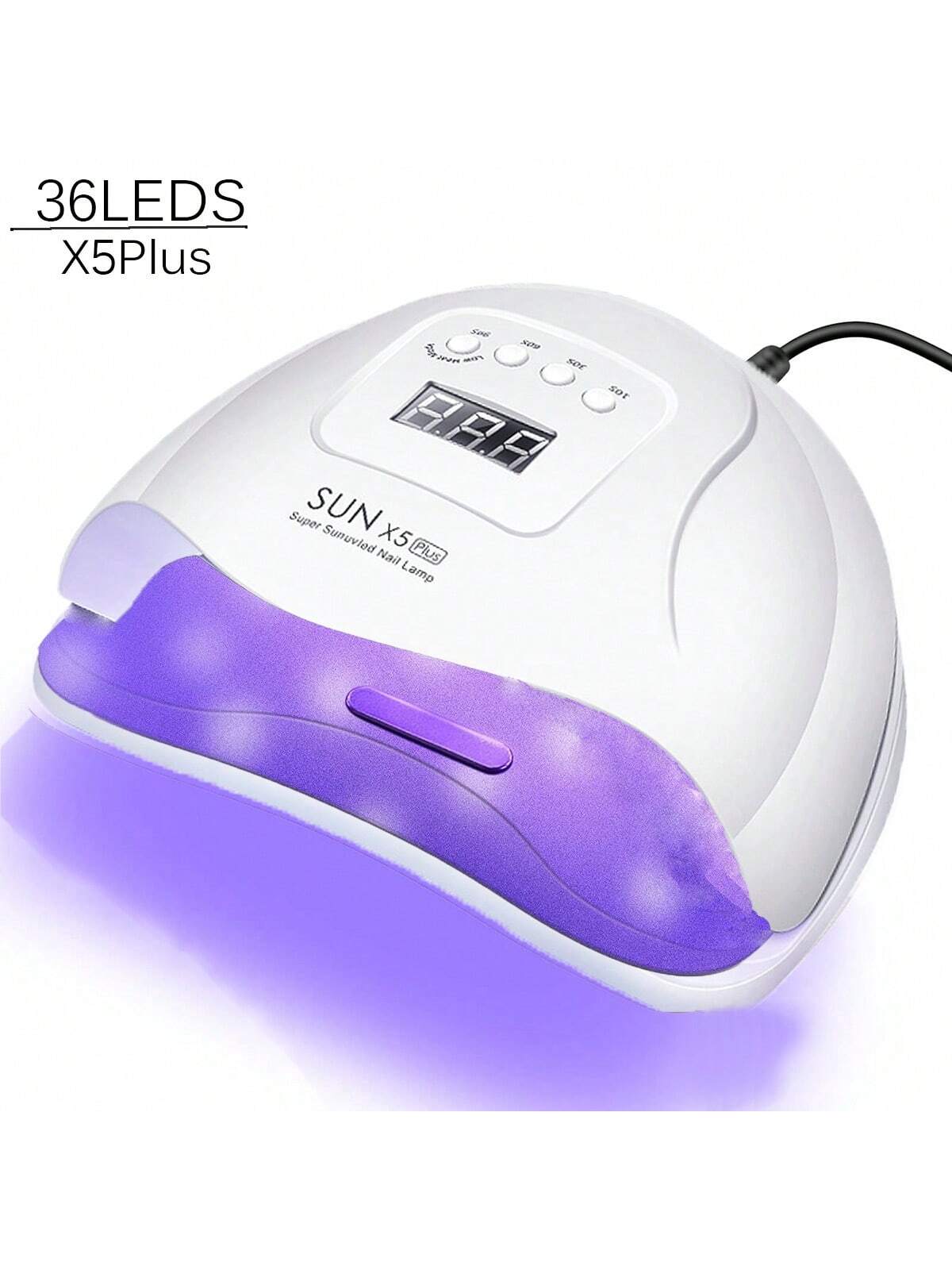 36 LEDS UV Light Drier Nail Gel Polished Portable Ultraviolet LED Nail Light With 4 Timers Set LCD Display Automatic Sensor Professional Nail Tool