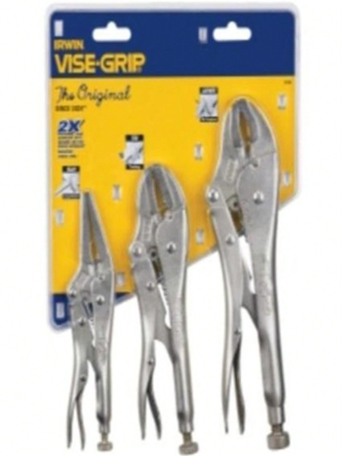 Unbeatablesale Irwin Vise-Grip 586-323S 3 Pc Original Locking Pliers Set C