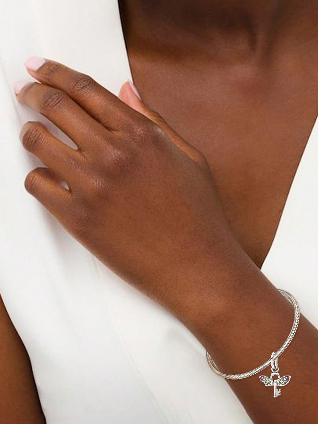 1 Piece S925 Sterling Silver DIY Bead For Daily Matching, Give To Girlfriend Or Best Friend