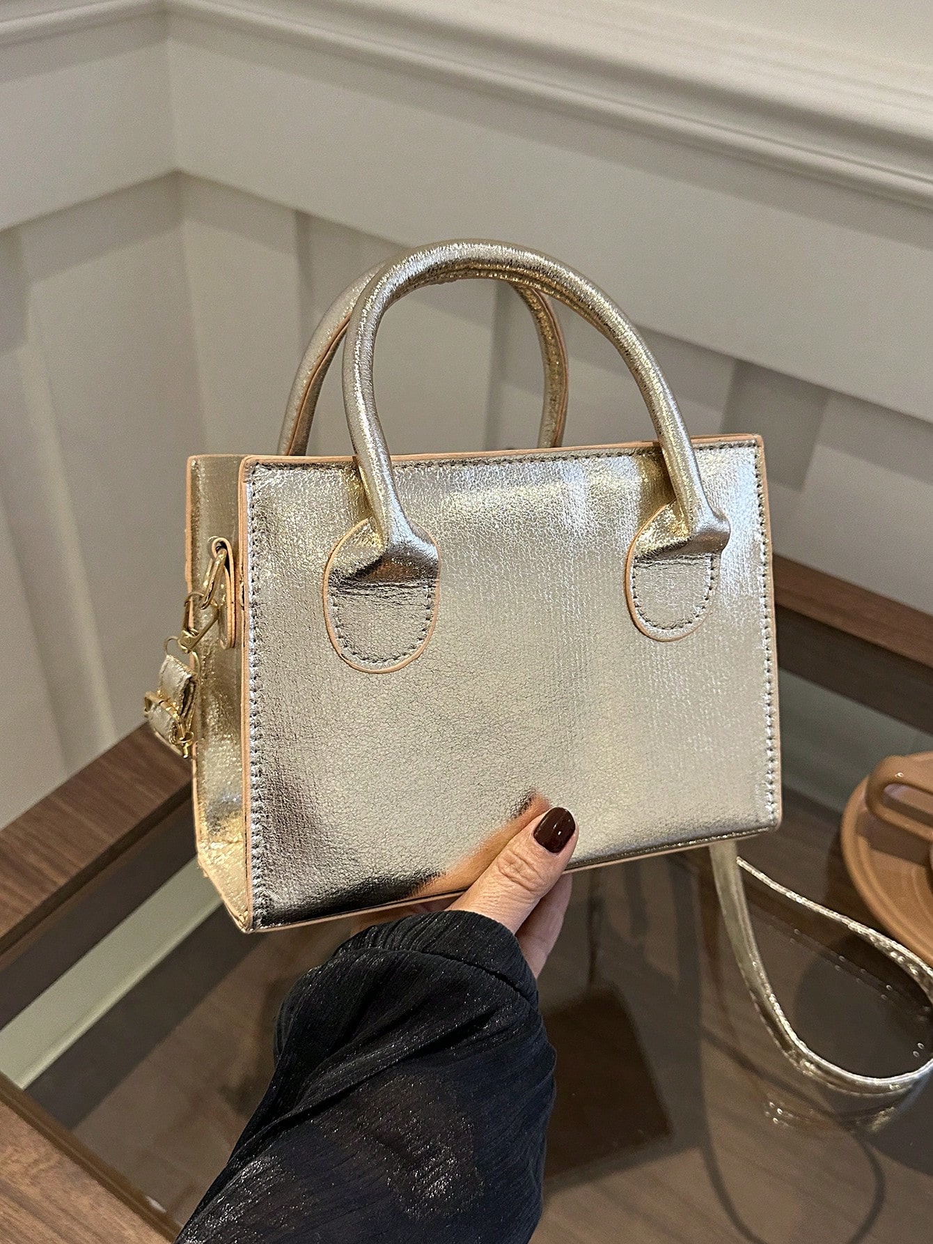 New Arrival Small Handbags For Women 2022 Trendy Korean Style Fashion Crossbody Bags, Elegant Shoulder & Top Handle Bags Large Capacity Solid Color Mini Tote