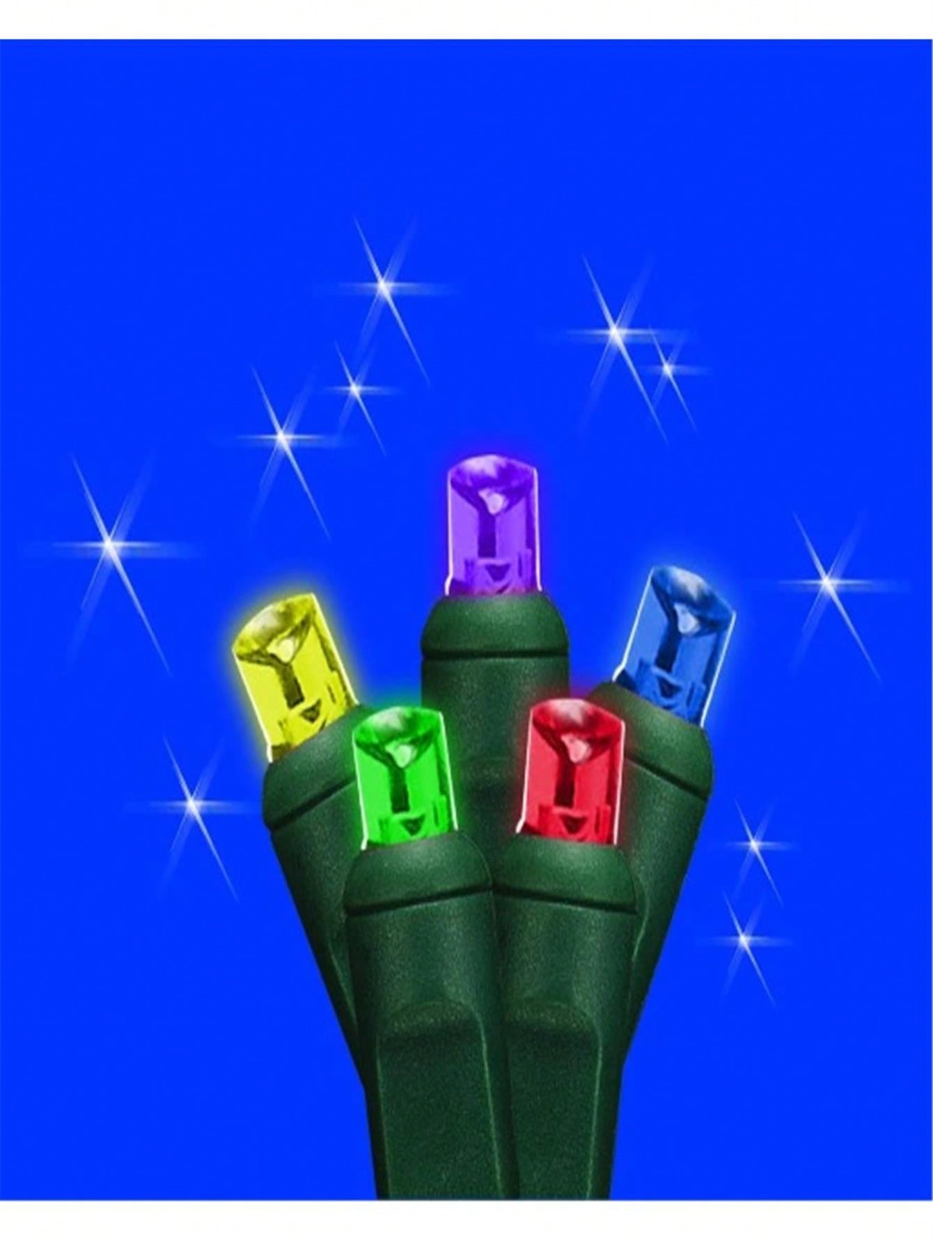 Unbeatablesale Kellogg Plastics 49317 0.125 In. Holiday  Christmas Indoor  Outdoor LED- Multi Color - Cone