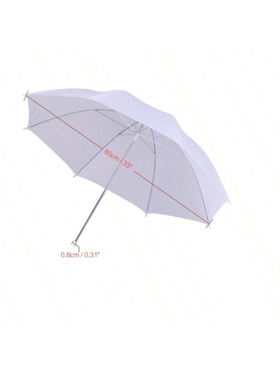 33in/83cm White Soft Umbrella, Photography Light Reflector Softbox
