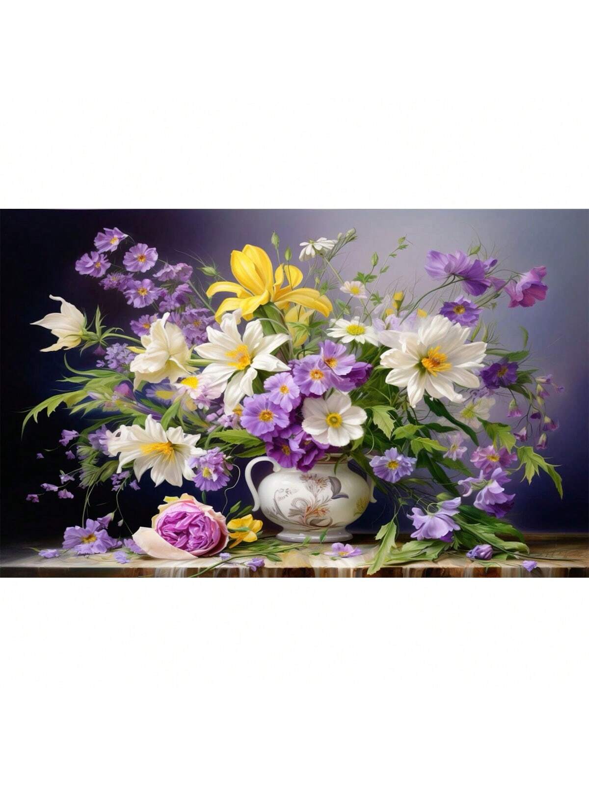 30x40cm Adult Diamond Painting Kits, DIY 5D Full Round Diamond Art Painting Kits, Diamond Painting Flower Gifts Home Wall Decor