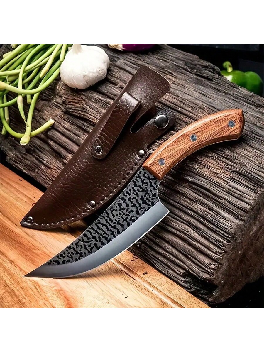 1PC Outdoor Multi-Use Knife BBQ Patio Cutting Steak Special Knife Cutting Barbecue Knife Cutting Chicken Wing Knife BBQ Special Knife Outdoor Cooking Special Knife
